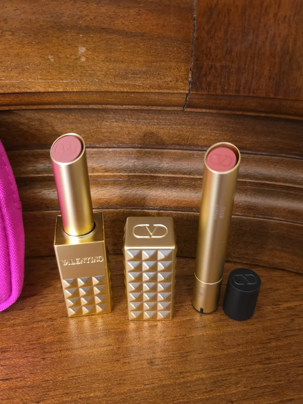 Valentino Spike Buttery Matte Lipstick Gift Set w/ Pouch--NWOB